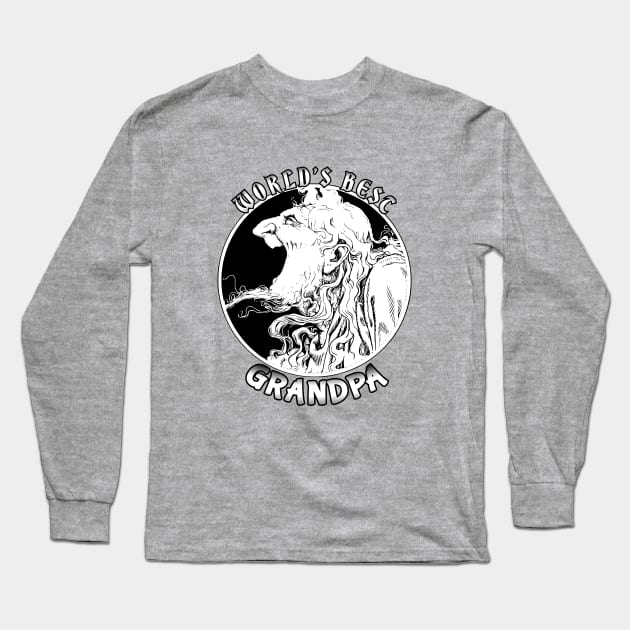 World's Best Grandpa Long Sleeve T-Shirt by ZoeysGarage